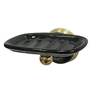 Kingston Brass BA9115PB Water Onyx Soap Dish Holder, Polished Brass