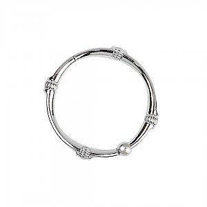 Rustproof Decorative Shower Curtain Rings - Chrome