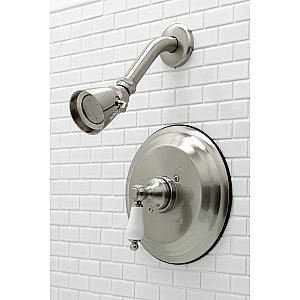 Kingston Brass KB3638PLSO Restoration Pressure Balanced Shower Faucet - Brushed Nickel