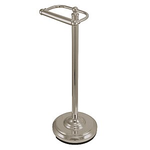 Kingston Brass CC2008 Vintage Freestanding Toilet Paper Holder - Brushed Nickel