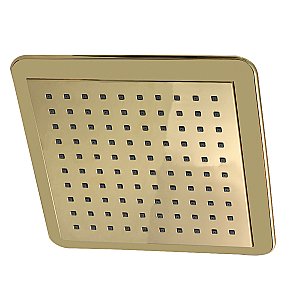 Kingston Brass K251A2 Shower Scape 9-5/8" Square Rainfall Shower Head - Polished Brass