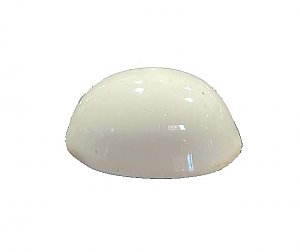 Antique Almond Bone Porcelain Toilet Bolt Cap Cover Pair