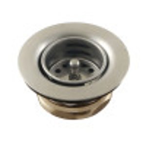 Kingston Brass K461BBN Tacoma Stainless Steel Bar Sink Duo Basket Strainer, Brushed Nickel