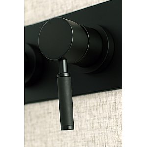 Kingston Brass KS8110DKL Kaiser Single-Handle Wall Mount Bathroom Faucet, Matte Black