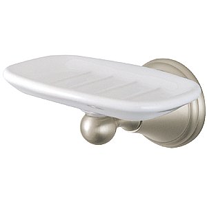 Governor Wall-Mount Soap Dish - Brushed Nickel