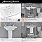 American Standard Edgemere® Fire Clay Sink Basin Top - Single Hole Drilling