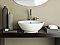 Water Lily Fireclay Overcounter Lavatory or Vessel Sink - 16-7/8" x 16-7/8" x 5-7/8"