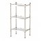 3 Tier Taboret Shelf - Polished Nickel