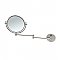 Gatco Swing-Arm Wall Mount Beveled Shaving Mirror - Satin Nickel