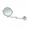 Gatco Swing-Arm Wall Mount Beveled Shaving Mirror - Chrome