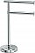 Countertop 2-Arm Pivot Hand Towel Holder - Chrome