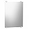 Elevate Solid Brass Minimalist Mirror - Satin Nickel