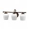 Tavern Solid Brass Triple Sconce - Bronze