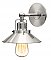 Modern Farmhouse Retro Single Sconce - Satin Nickel