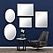 Gatco Chrome Flush Mount Large Oval Mirror 25"x 33"