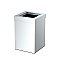 Square Waste Basket - Chrome