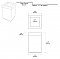 Square Waste Basket - Chrome