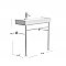 Integra Console 35-1/2" Fireclay Console Lavatory / Sink