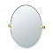Elevate Oval Mirror - Brushed Brass