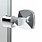 Jewel Large Frameless Oval Mirror - Chrome
