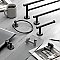 Latitude 2 Glass Shelf - Matte Black