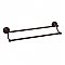 Tiara Solid Brass Double Towel Bar 24"-Bronze