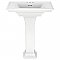 American Standard Town Square 30" Pedestal Sink - 4" Centerset Drilling - White