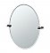 Bleu Solid Brass 26-1/2" Frameless Oval Mirror - Matte Black