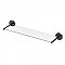 Designer II Glass Shelf - Matte Black