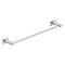 Modern Geometric 24" Towel Bar -  Polished Chrome
