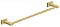 Modern Geometric 24" Towel Bar -  Satin Brass