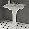 American Standard Town Square® 30" Pedestal Sink - 8" Widespread Drilling - White