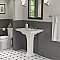 American Standard Town Square® 30" Pedestal Sink - 8" Widespread Drilling - White
