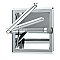 Recessed Pivoting Tissue Holder - Chrome