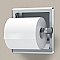 Recessed Pivoting Tissue Holder - Chrome