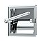 Recessed Pivoting Tissue Holder - Chrome
