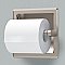 Recessed Pivoting Tissue Holder - Satin Nickel