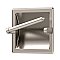 Recessed Pivoting Tissue Holder - Satin Nickel
