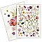 Set of Two Michel Design Works Cotton Kitchen Towel - Pressed Flowers