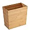 Formbu Bamboo Bathroom Waste or Trash Can