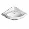 China Collection 16-3/4" Vitreous China Corner Sink