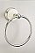 Victorian Towel Ring 6" - Polished Chrome