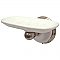 Victorian Porcelain and Metal Soap Dish - Satin Nickel