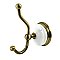 Victorian Porcelain and Antique Brass Robe or Towel Hook