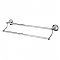 Metropolitan Collection 24" Double Towel Bar - Polished Chrome