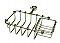 Riser Mount Soap & Sponge Holder for Clawfoot Bathtub - Polished Chrome