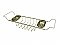 Adjustable Clawfoot Bathtub Shelf or Caddy - Satin Nickel
