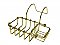 Clawfoot Bathtub Medium Soap & Sponge Holder - Polished Brass