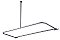 Clawfoot Bathtub Shower Enclosure D-Shaped Curtain Rod and Ceiling Support - Polished Chrome