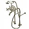 Freestanding Clawfoot Tub Faucet with Hand Shower - 7" on Center - Includes Supply Lines - Satin Nickel